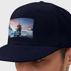 Кепка-снепбек Северный морской путь, цвет: тёмно-синий