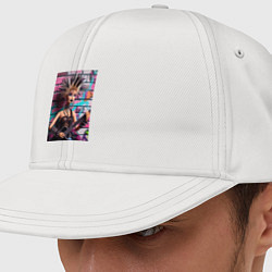 Кепка-снепбек Barbie - punk guitarist, цвет: белый