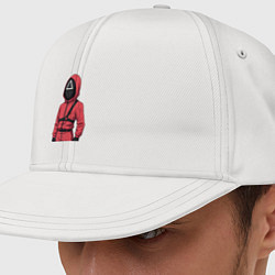 Кепка-снепбек Страж в аниме стиле, цвет: белый