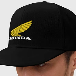 Кепка-снепбек Honda, цвет: черный