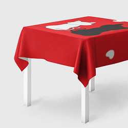 Скатерть для стола Cat Love, цвет: 3D-принт — фото 2