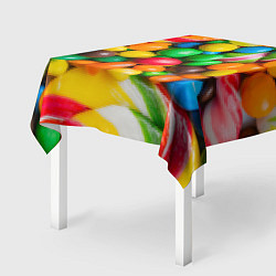 Скатерть для стола Сладкие конфетки, цвет: 3D-принт — фото 2