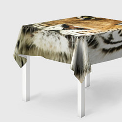 Скатерть для стола Амурский тигр цвета 3D-принт — фото 2