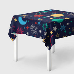 Скатерть для стола Звездное небо, цвет: 3D-принт — фото 2