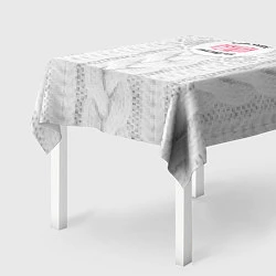 Скатерть для стола Любимой мамуле, цвет: 3D-принт — фото 2