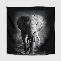 Скатерть для стола Бегущий слон, цвет: 3D-принт