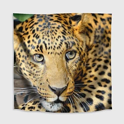 Скатерть для стола Улыбка леопарда, цвет: 3D-принт