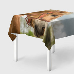 Скатерть для стола Игривая лошадка, цвет: 3D-принт — фото 2