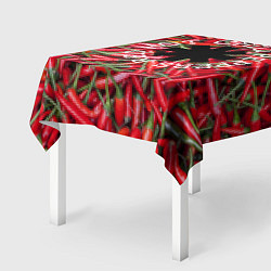 Скатерть для стола Red Hot Chili Peppers, цвет: 3D-принт — фото 2