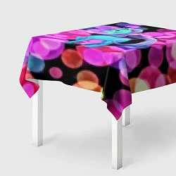 Скатерть для стола Милый единорог, цвет: 3D-принт — фото 2