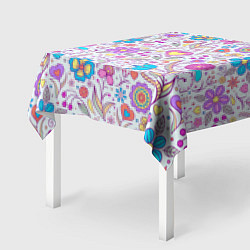 Скатерть для стола Цветочный сад, цвет: 3D-принт — фото 2