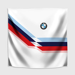 Скатерть для стола BMW БМВ WHITE, цвет: 3D-принт