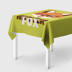 Скатерть для стола Hipster Fox, цвет: 3D-принт — фото 2