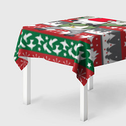 Скатерть для стола Panda Dab: Xmas, цвет: 3D-принт — фото 2