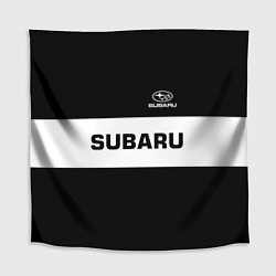 Скатерть для стола Subaru: Black Sport, цвет: 3D-принт