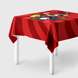 Скатерть для стола Super Mario: Red Illusion, цвет: 3D-принт — фото 2