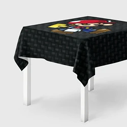Скатерть для стола Super Mario: Black Brick, цвет: 3D-принт — фото 2