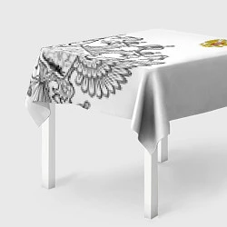 Скатерть для стола Russia: White Edition, цвет: 3D-принт — фото 2