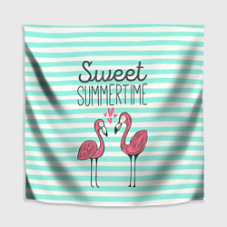 Скатерть для стола Sweet Summer Flamingo, цвет: 3D-принт