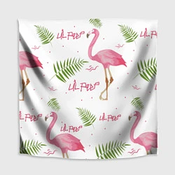 Скатерть для стола Lil Peep: Pink Flamingo, цвет: 3D-принт