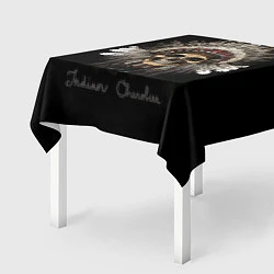 Скатерть для стола Череп с роучем, цвет: 3D-принт — фото 2