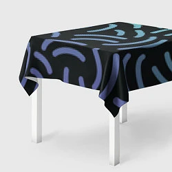 Скатерть для стола Неоновый узор, цвет: 3D-принт — фото 2