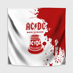 Скатерть для стола ACDC Back in Black, цвет: 3D-принт