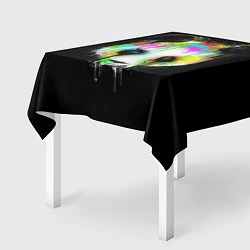 Скатерть для стола Панда в краске, цвет: 3D-принт — фото 2