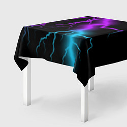 Скатерть для стола МОЛНИЯ NEON, цвет: 3D-принт — фото 2