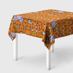 Скатерть для стола Рыжие коты, цвет: 3D-принт — фото 2