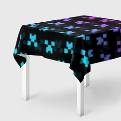 Скатерть для стола MINECRAFT CREEPER NEON, цвет: 3D-принт — фото 2