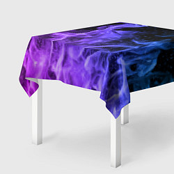 Скатерть для стола ОГОНЬ НЕОН, цвет: 3D-принт — фото 2