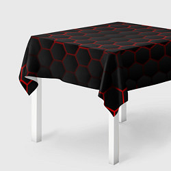 Скатерть для стола 3D black & red, цвет: 3D-принт — фото 2