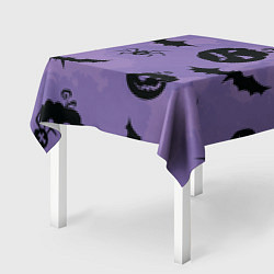 Скатерть для стола Фиолетовый хэллоуин, цвет: 3D-принт — фото 2