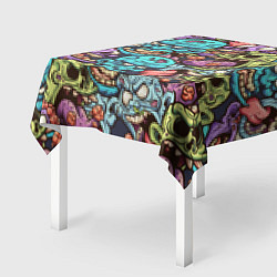 Скатерть для стола Зомби Паттерн, цвет: 3D-принт — фото 2