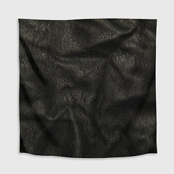 Скатерть для стола Черная кожа, цвет: 3D-принт