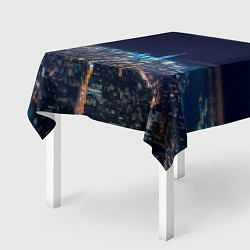 Скатерть для стола Ночной город, цвет: 3D-принт — фото 2