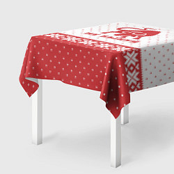 Скатерть для стола Не Быкуй!, цвет: 3D-принт — фото 2