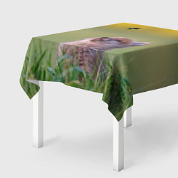 Скатерть для стола Лисенок и пчелка, цвет: 3D-принт — фото 2