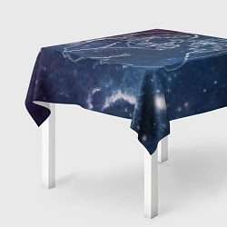 Скатерть для стола Ты моя вселенная, цвет: 3D-принт — фото 2