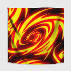 Скатерть для стола ОГНЕННЫЕ ВОЛНЫ FIRE STRIPES, цвет: 3D-принт