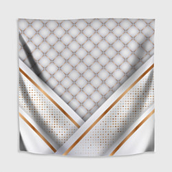 Скатерть для стола Luxury white & Gold, цвет: 3D-принт
