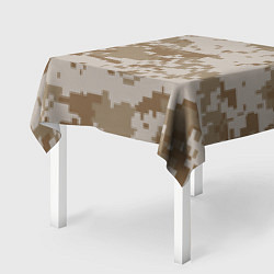 Скатерть для стола Камуфляжный пиксель, цвет: 3D-принт — фото 2