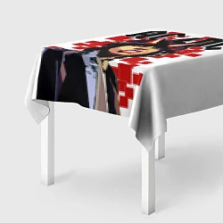 Скатерть для стола ACDC Ангус Янг, цвет: 3D-принт — фото 2