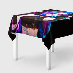 Скатерть для стола Джинкс стреляет вверх Лига легенд Аркейн, цвет: 3D-принт — фото 2