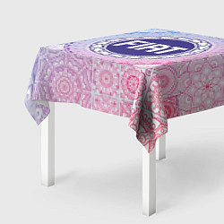 Скатерть для стола FIAT BIG LOGO, цвет: 3D-принт — фото 2