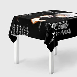 Скатерть для стола Токийский Гуль на фоне Иероглифов Tokyo Ghoul, цвет: 3D-принт — фото 2