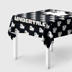Скатерть для стола UNDERTALE DOG AND LOGO УНДЕРТАЛЕ, цвет: 3D-принт — фото 2
