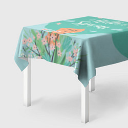 Скатерть для стола Hello spring, цвет: 3D-принт — фото 2