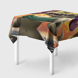 Скатерть для стола Калла Мария Cuphead, цвет: 3D-принт — фото 2